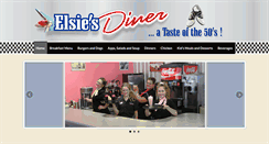 Desktop Screenshot of elsiesdiner.com